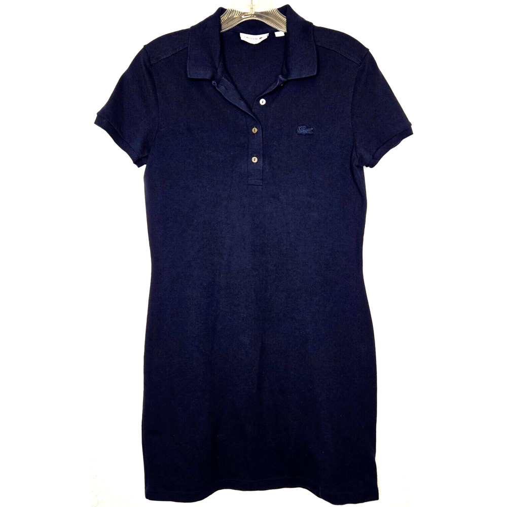 Lacoste Navy Polo Mini Dress